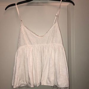 Lace babydoll tank